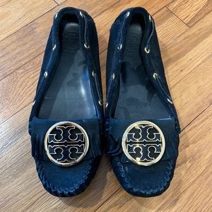Black Tory Burch Moccasin